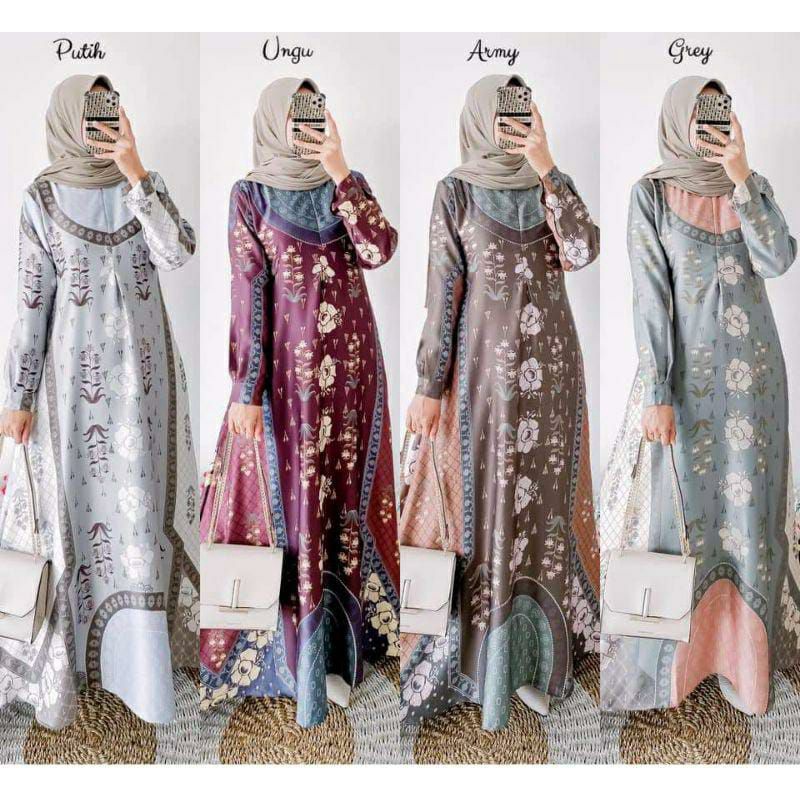 Gamis Gina Maxy Plat