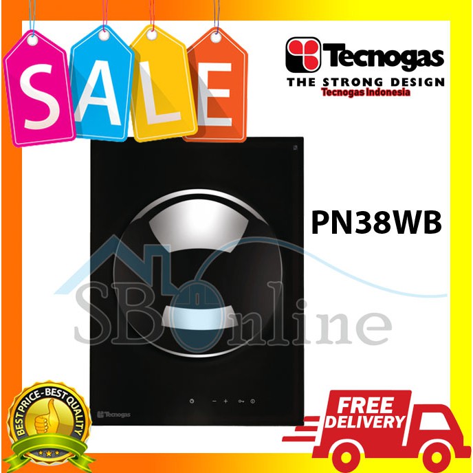 Tecnogas Premium Kompor Tanam Induksi 1 Tungku PN38WB