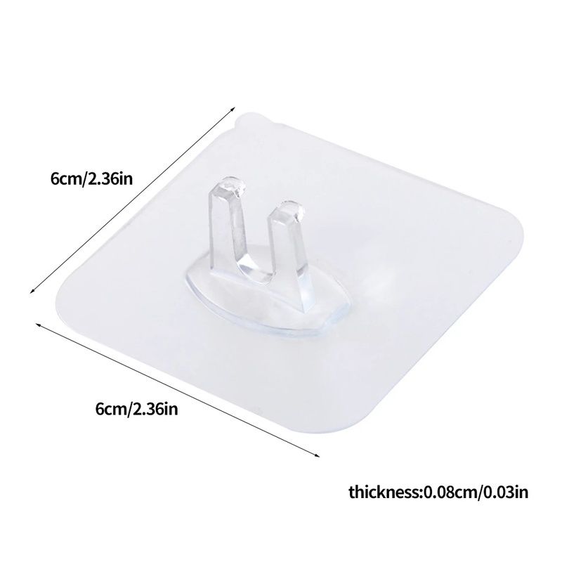 4 Pcs Holder Penyimpanan Sikat Gigi Transparan Dengan Perekat Untuk Kamar Mandi