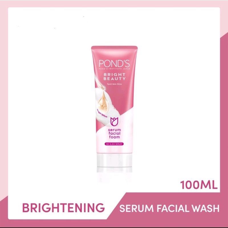 PONDS FACIAL FOAM BRIGHT BEAUTY SERUM | PURE BRIGHT FACIAL FOAM 100ML