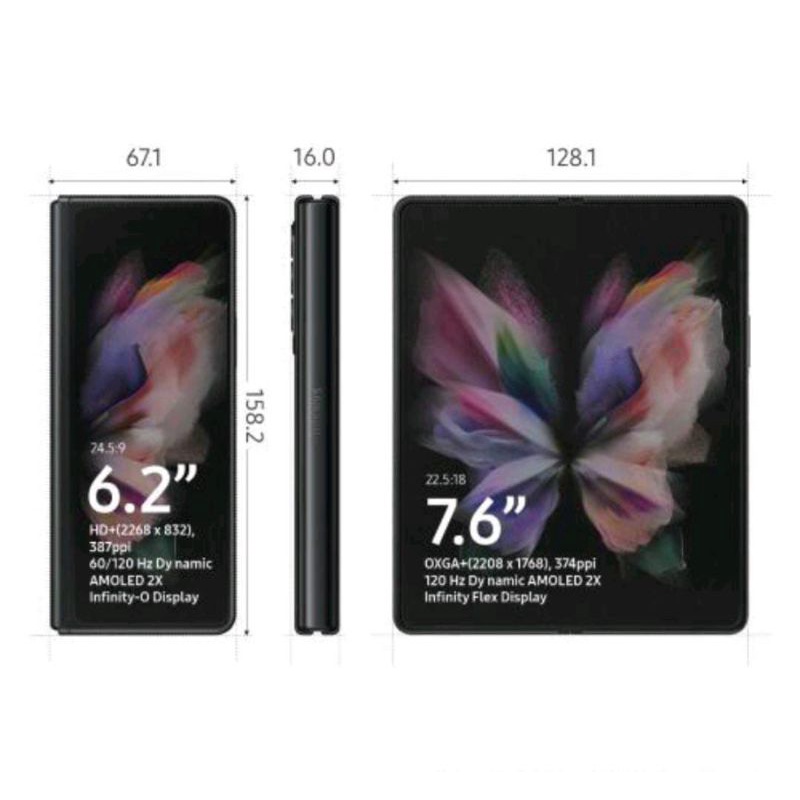 Samsung Galaxy Z fold 3 5G 12/512Gb