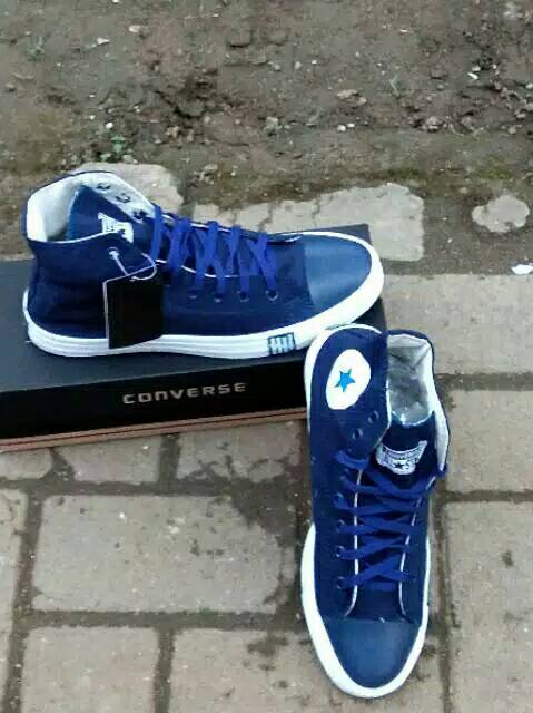 Sepatu Boot Convers Flash Murah Grade Ori Kanvas Hitam