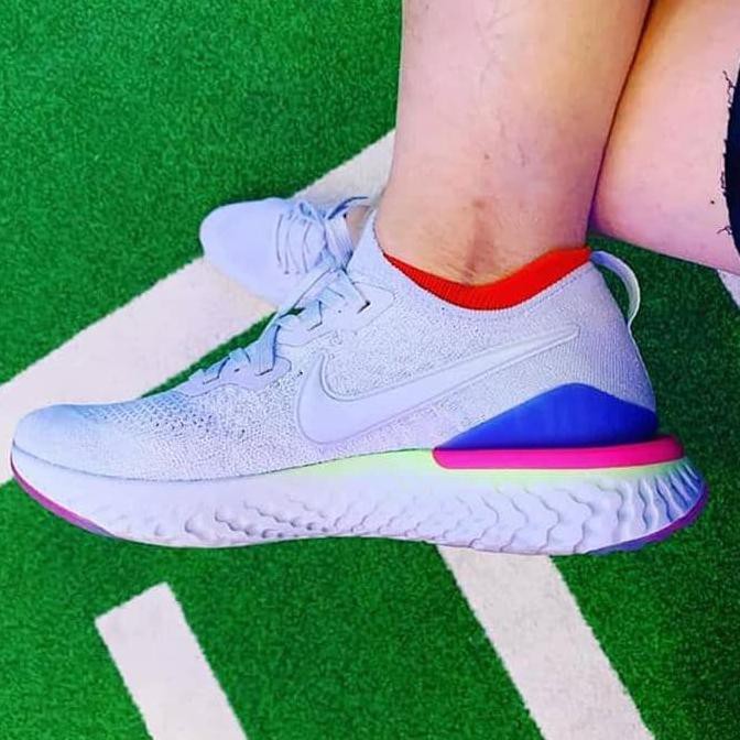 Produk Bagus Nike Epic React Flyknit 2 White Premium Original HARGA RAMAH