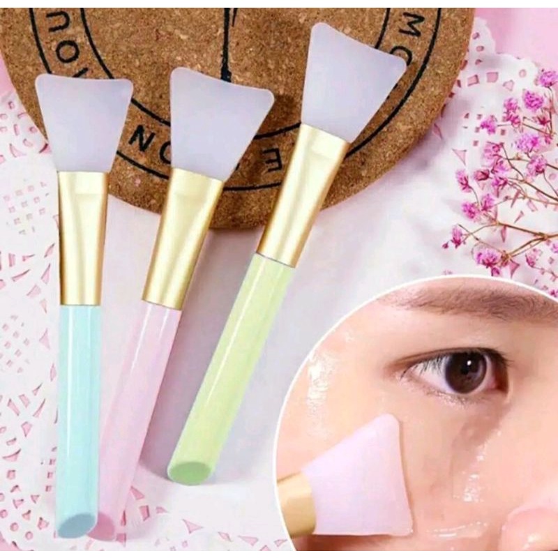 Vinztstore - Kuas Masker Silikon/Kuas Silikon Silicone Kecantikan Skincare Wajah Perawatan Wajah