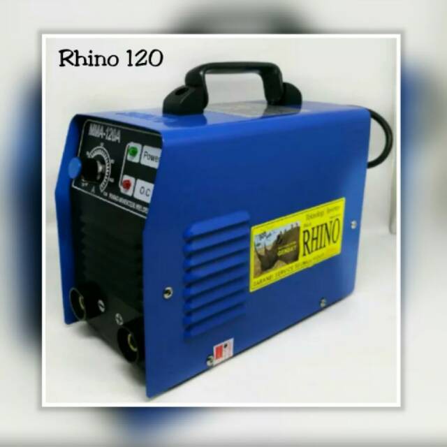 MESIN LAS RHINO 450 WATT INVERTER LAS TRAFO LAS TRAVO LAS 450 WATT - RHINO BIRU MMA-120
