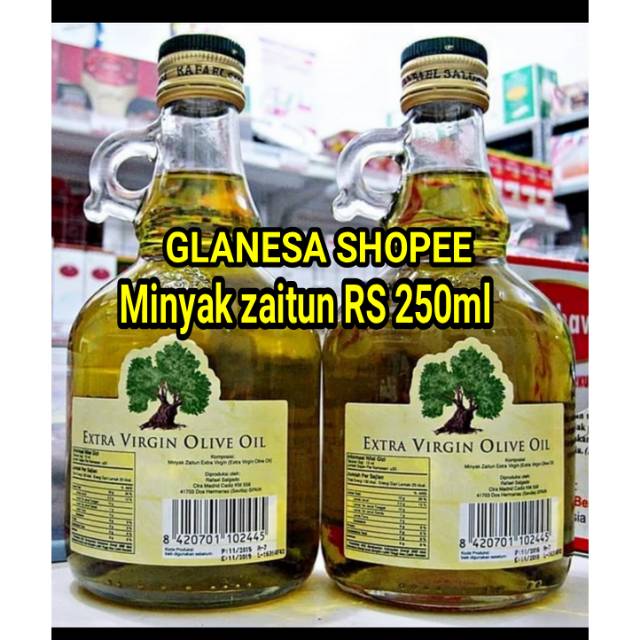 

Minyak zaitun Rs extra virgin oil 250ML