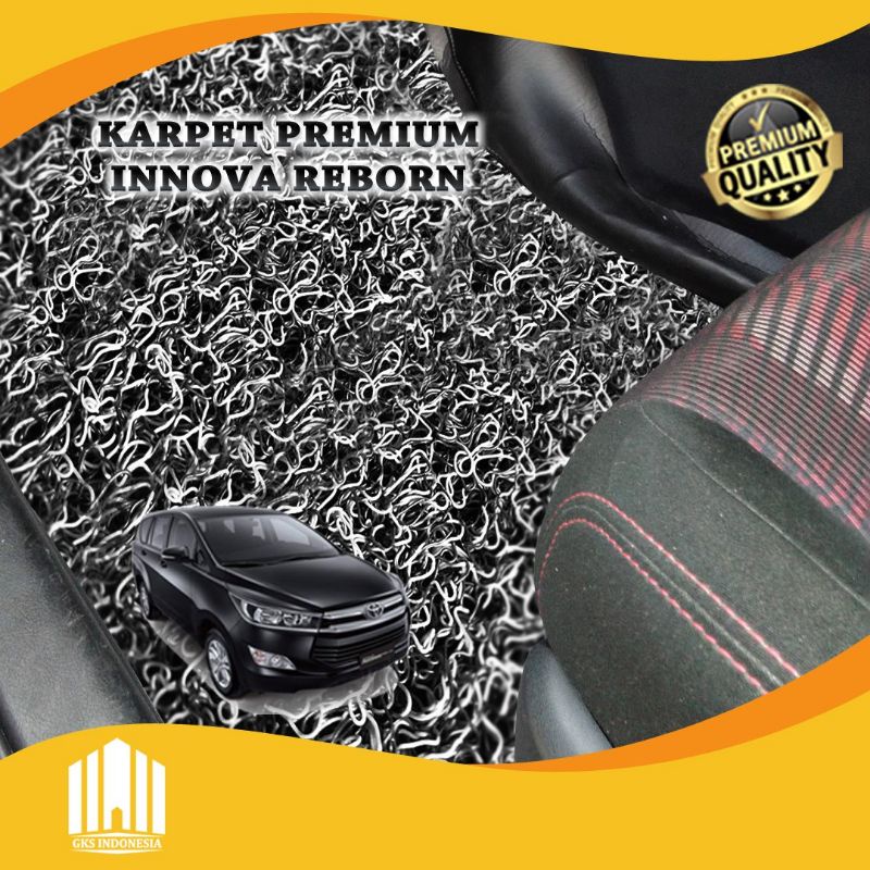 Prestige Karpet Mobil Premium Toyota Innova Reborn / Venturer Full Bagasi Coil Mat