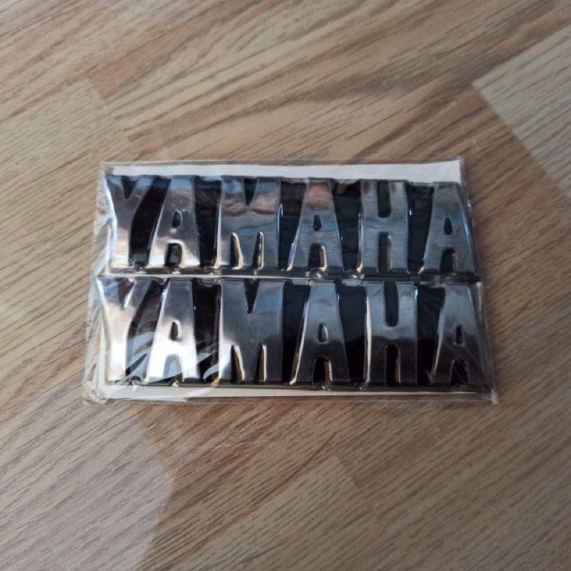 emblem logo tangki yamaha rx king stenlis stainless dan plastik