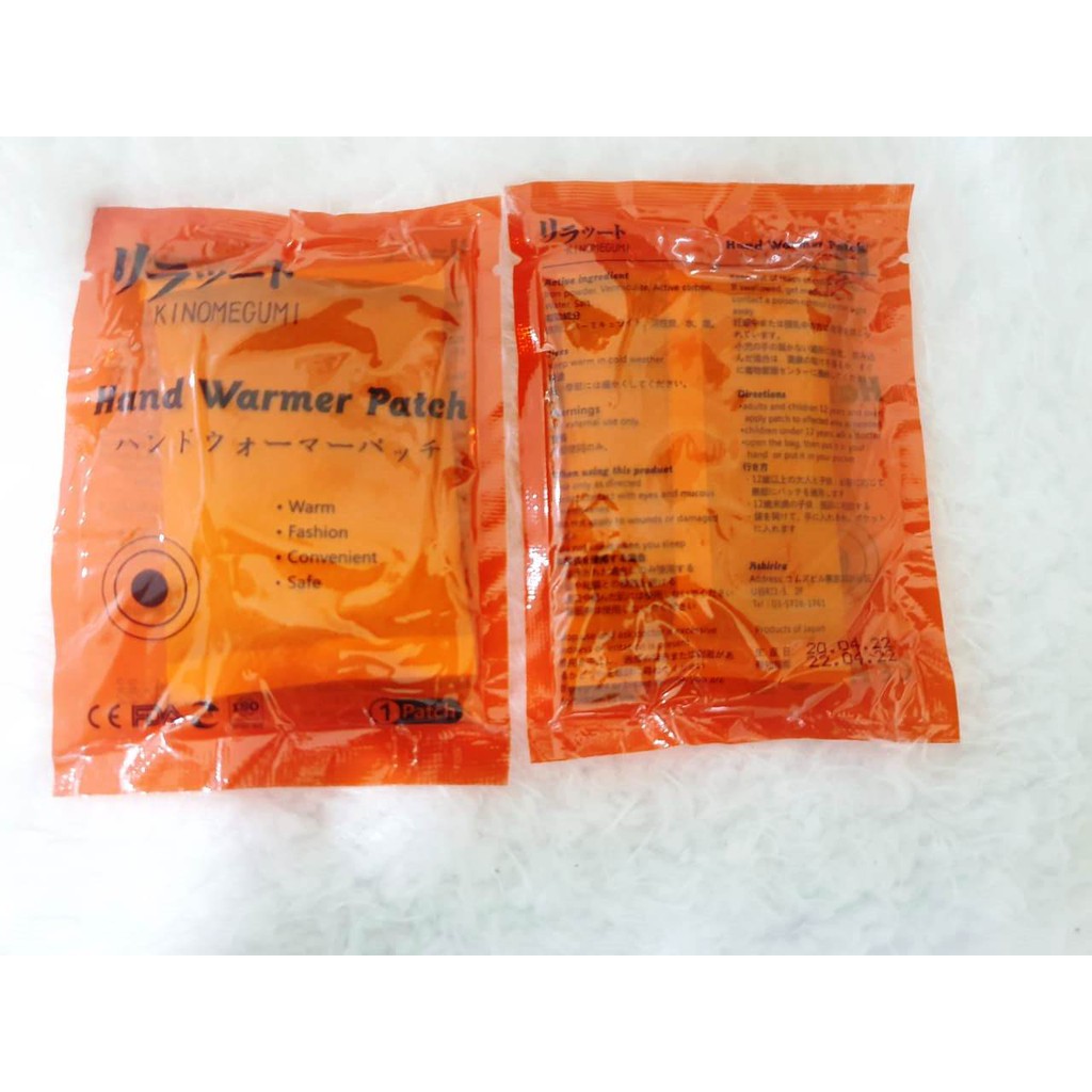 daiso hand Warmer Kinomegumi Heatpack Penghangat tangan japan product