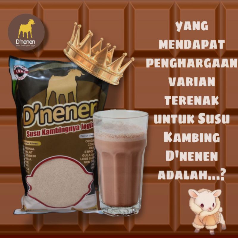 

Susu Kambing Etawa Bubuk Coklat 500 gr (Pakai Krimer)