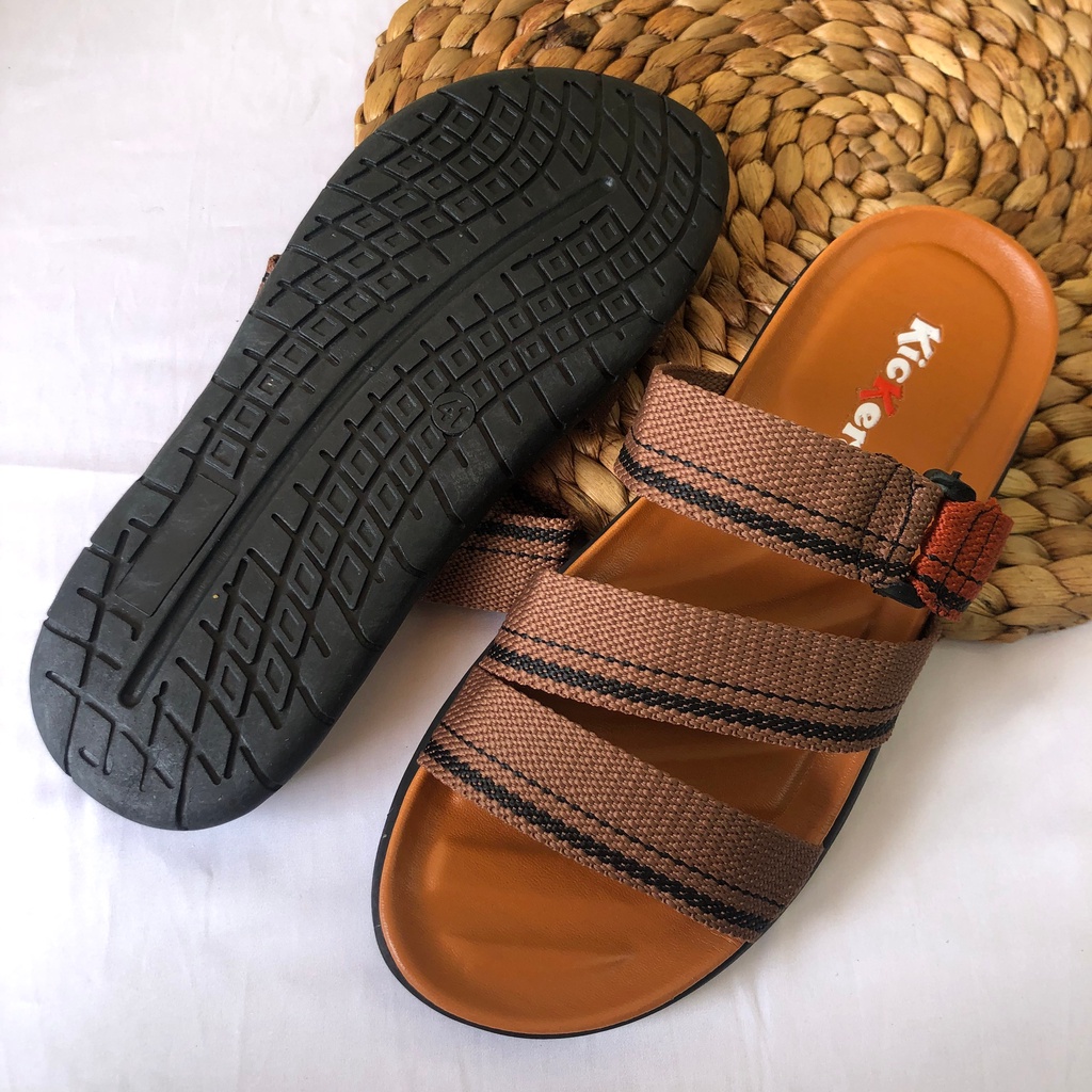 *PROMO TANPA KARDUS * SLOP BISBAN 1 Sendal SANDAL PRIA cowok termurah terlaris Sandal Pria Karet ORiginal Sendal Slop Slip On Casual Branded Premium Kekinian Model Terbaru Kualitas Terbaik Sendal Selop Fashion Pria Terlaris Kekinian