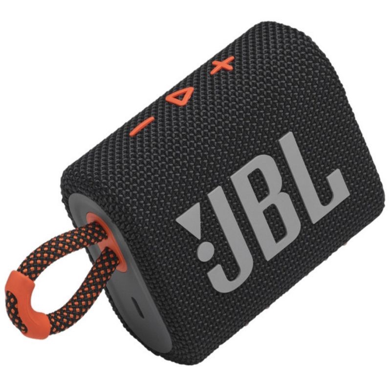 JBL GO 3 Speaker Portable Bluetooth ORIGINAL Garansi Resmi IMS-JBL GO 3 BLACKORANGE