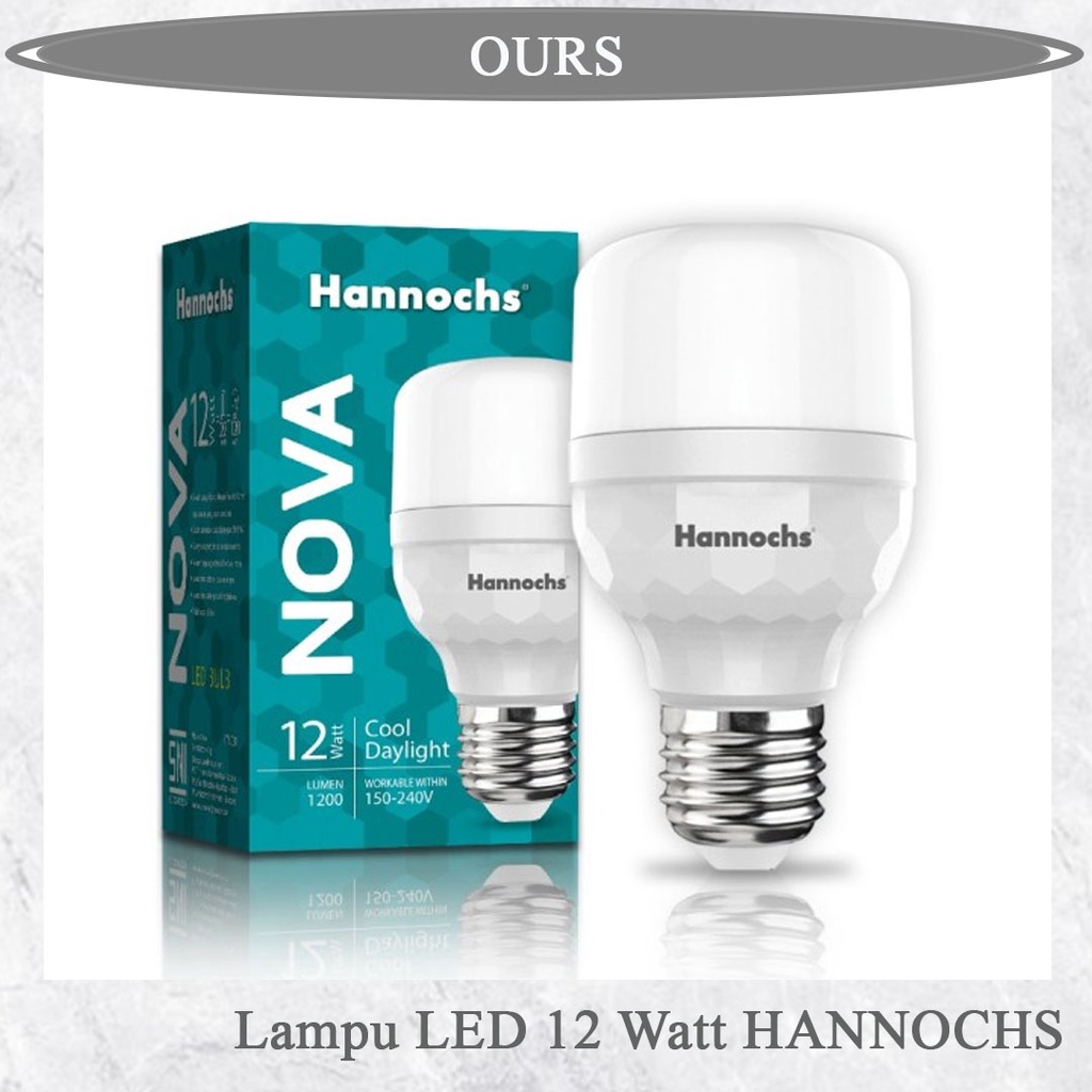 Hannochs Lampu LED Nova 12 Watt Cahaya Putih