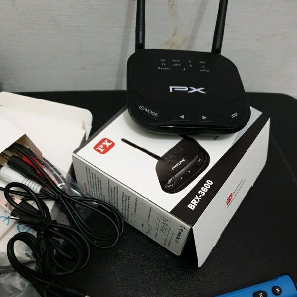 Beliajadulu88 Receiver Bluetooth Transmitter Audio 5.0 HD stereo 2in1 PX BRX-3600