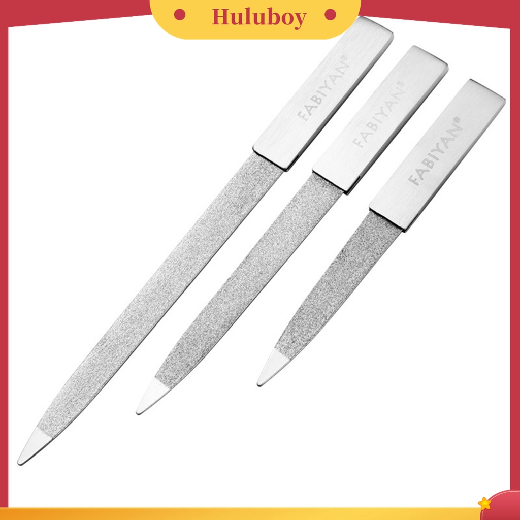 Huluboy Huluboy♡ Alat Kikir Kuku Dua Sisi Bahan Stainless Steel