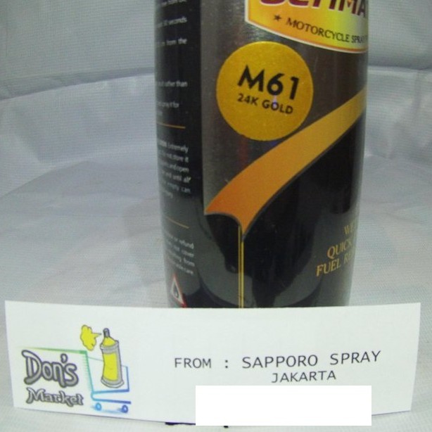 SAPPORO ULTIMATE 24K GOLD M61 400 ML