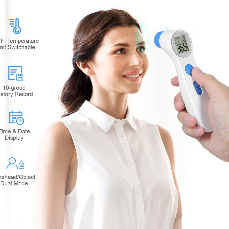 AKURAT! Termogun Suhu Badan Cek Suhu Tubuh Cek Suhu Tembak Pengecek Suhu Tubuh Termogan Thermogun Te