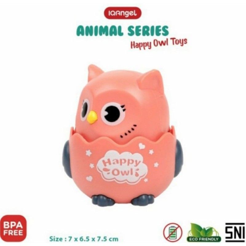 IQ ANGEL Happy Owl Toys Mainan Anak Bayi Melatih Motorik Baby Toys