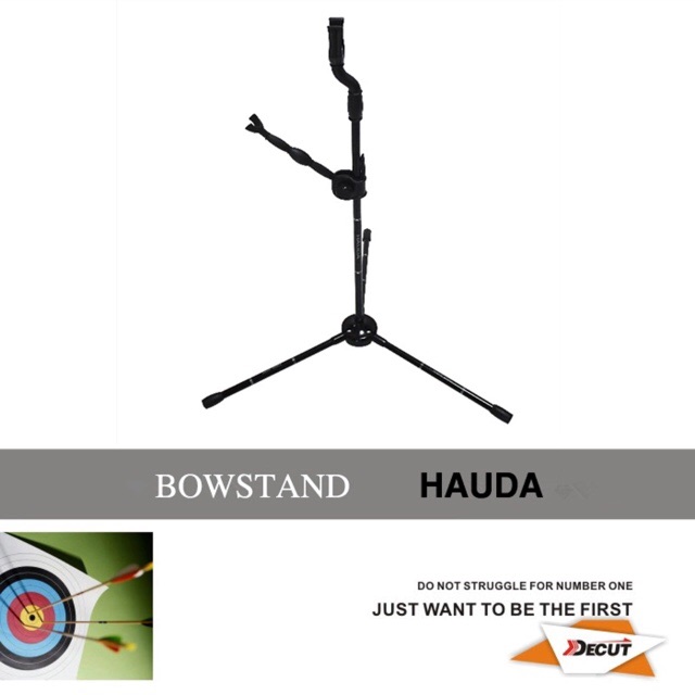 Bow Stand DECUT Hauda - Recurve Compound BowStand - Dudukan Busur Panah Recurve dan Compound
