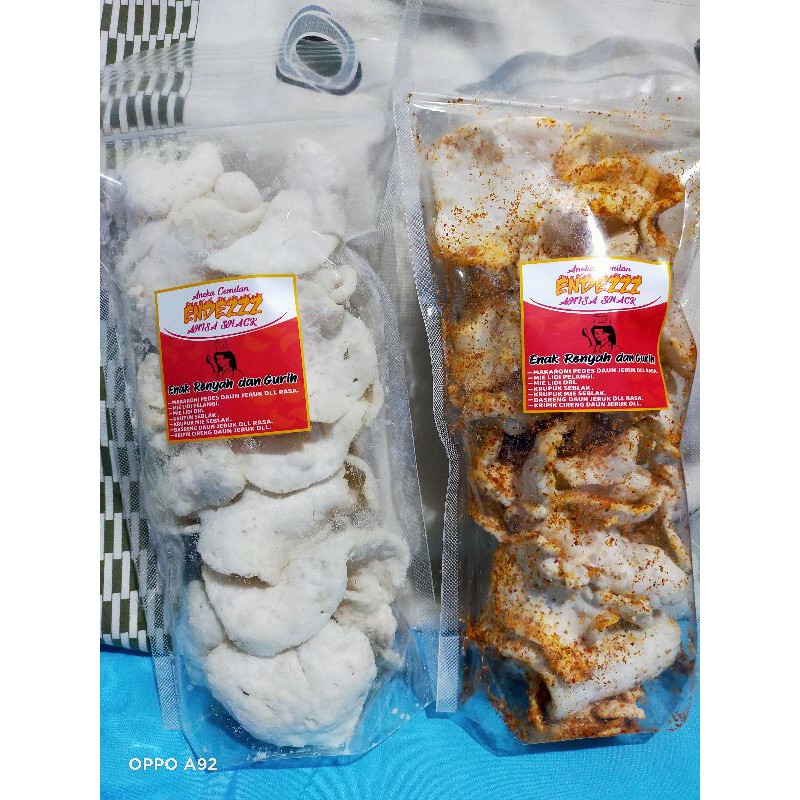 

Krupuk basreng pedas/Ori