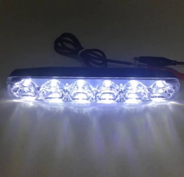 [COD] DRL 6 titik mata LED variasi bumper mobil