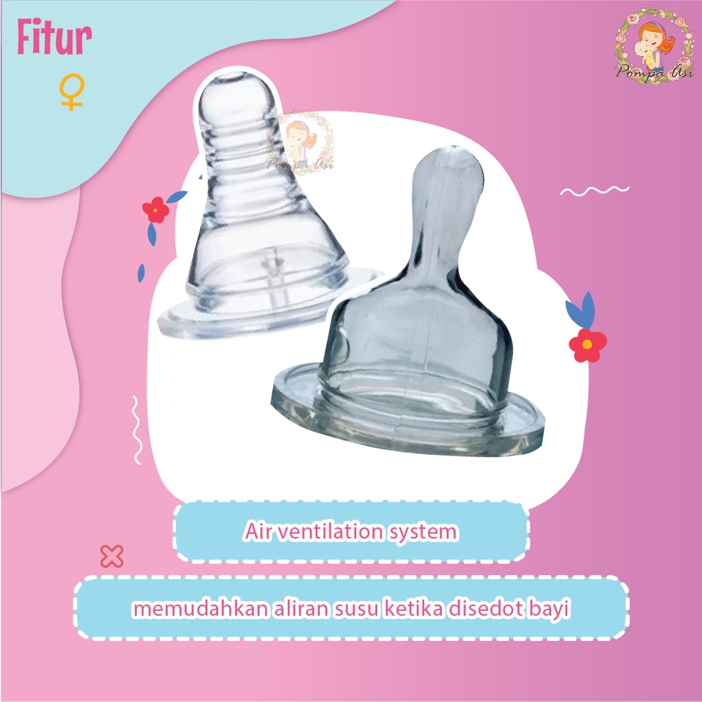 Dot Reliable Peristaltic &amp; Orthodentic / Dot Bayi / Dot Botol Susu / Dot Pigeon Standart