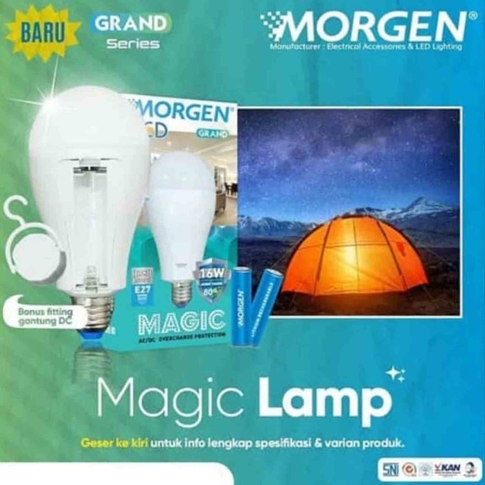 LAMPU LED MAGIC MORGEN 16W