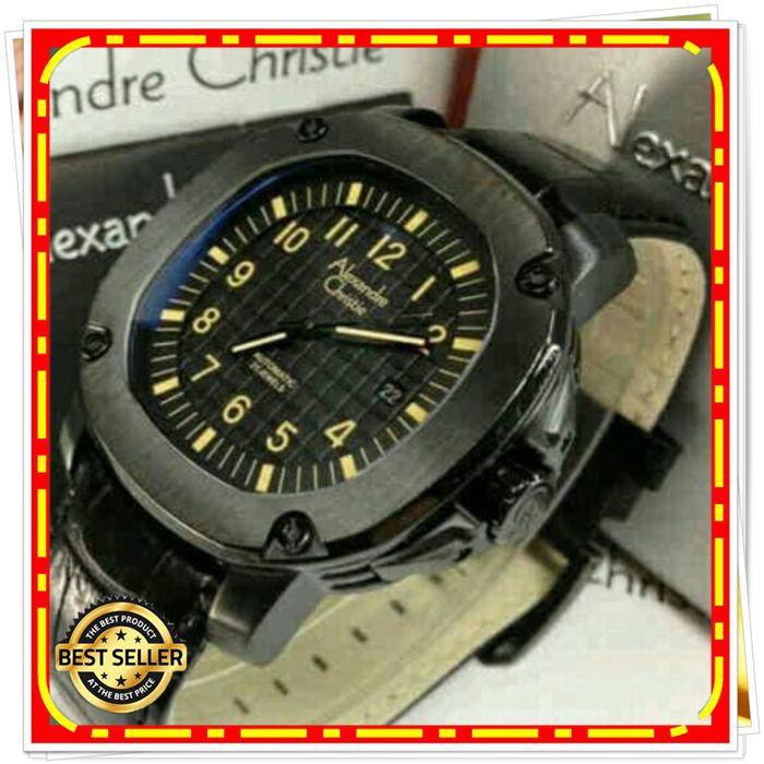 ALEXANDRE CHRISTIE AC 6293 AUTOMATIC PRIA FULL BLACK ORIGINAL