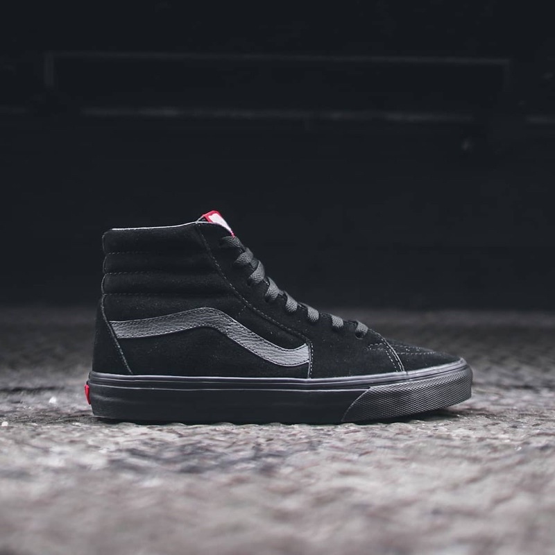 V4NS SK8-HI BLACK/BLACK SUEDE CLASSIC ORIGINAL 100%