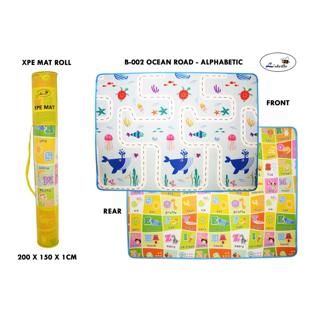 Promo !! Playmat Labeille Double Side/Alas Main bayi