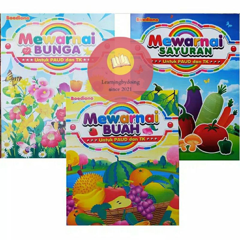 BUKU MEWARNAI BOEDIONO BESAR UNTUK ANAK PAUD/TK