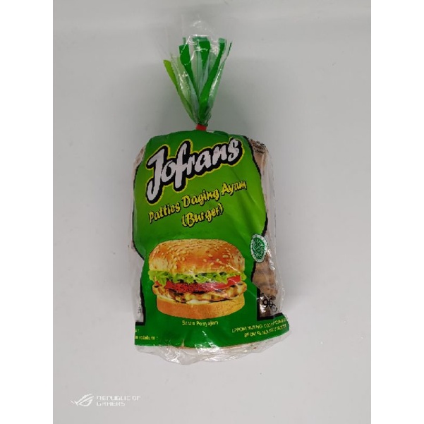 

Jofrans Chicken Patties 900gr 15's