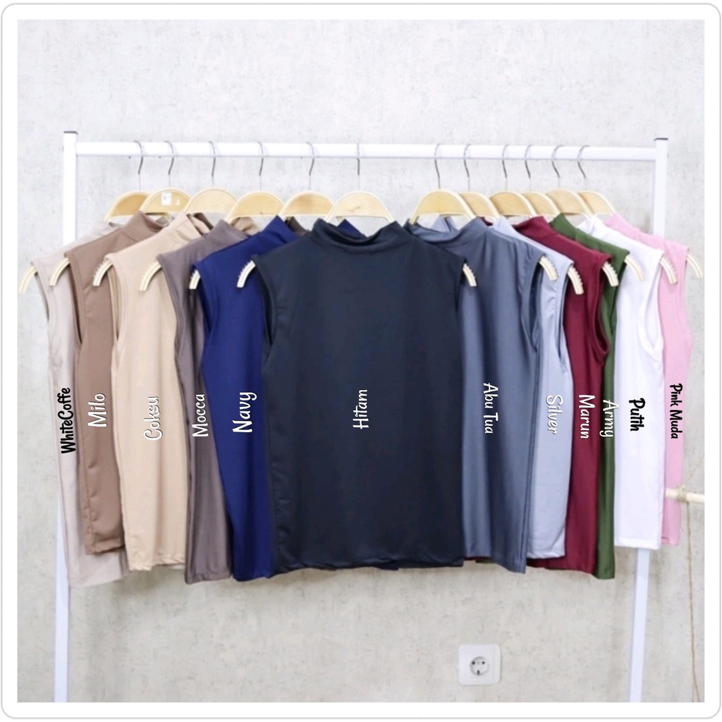 Manset Yukensi / Buntung / Tanpa Lengan / Manset Lekbong Polos Warna Size L, XL dan XXL &quot;READY STOK&quot;