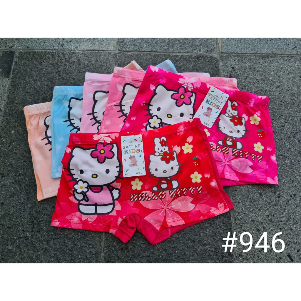 Boxer anak perempuan hello kitty sattire