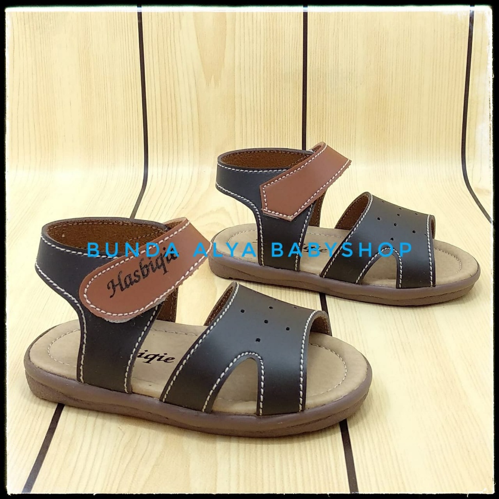 Sandal Anak Laki 6 Bulan 1 Tahun COKLAT - Sendal Anak Laki - Sepatu Sendal Anak Balita Size 22 - 24