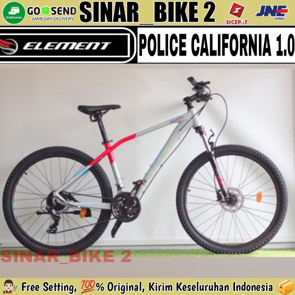 Sepeda Gunung MTB POLICE CALIFORNIA 1.0 27.5 Inch Alloy 8 Speed