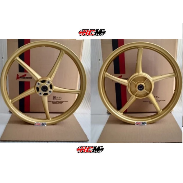 VELG VELEG VELEK PELEK PELEG VELK ROSSI SANCA RXKING RX KING RX-KING JUPITER MX JUPMX OJMX PALANG 5 GOLD UK 160 - 185 RING 17 17 X 160 185 BSA JG KE RXS RXZ RZR VROSSI