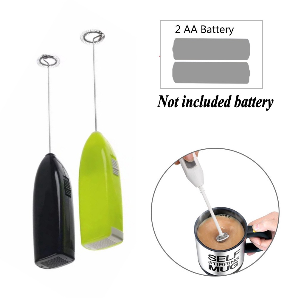 1Pcs Kitchen Tools Gadgets Egg Whisk Mixer / Practical Electric Egg Beater / Mini Milk Frother Stirrer / Coffee Whisk Mixer / Kitchen Cooking Tool