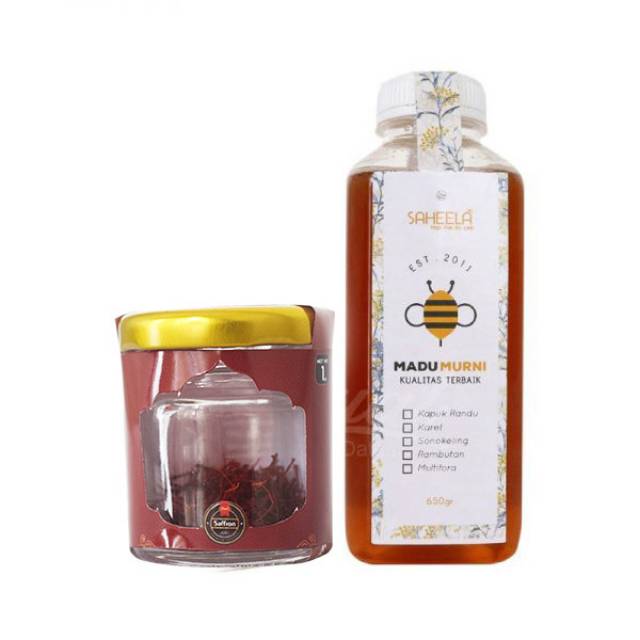 

Paket Super Negin Saffron Royal 1g & Madu Murni Saheela 650g