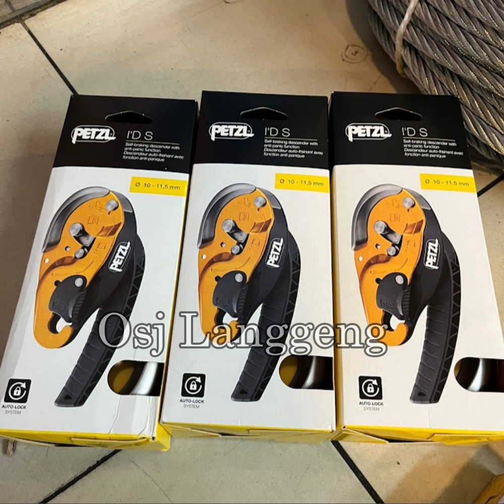 PETZL I'D S DESCENDER - PETZL DESCENDER ORIGINAL 100%