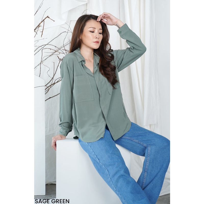 Oversize Shirt Fimel Atasan Wanita