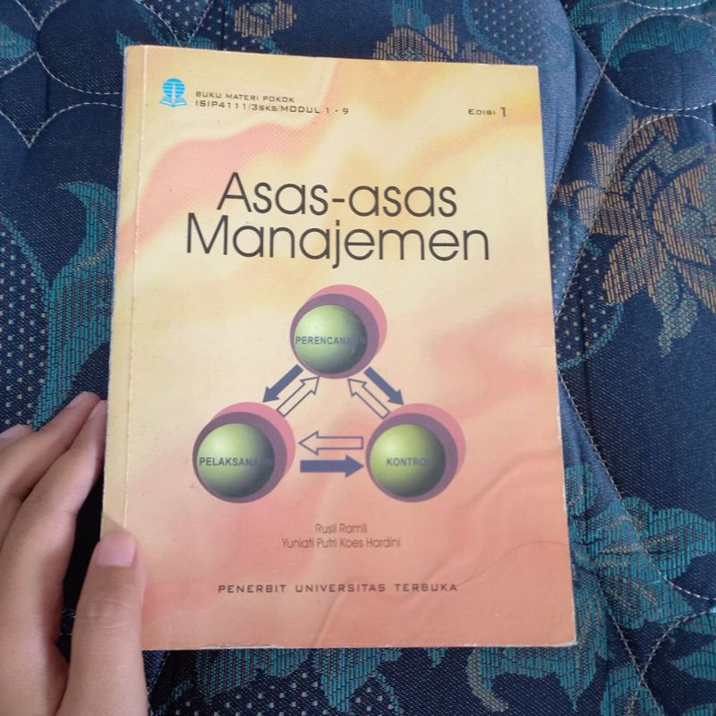 [PRELOVED] MODUL UT/BMP ISIP4111 ASAS-ASAS MANAJEMEN