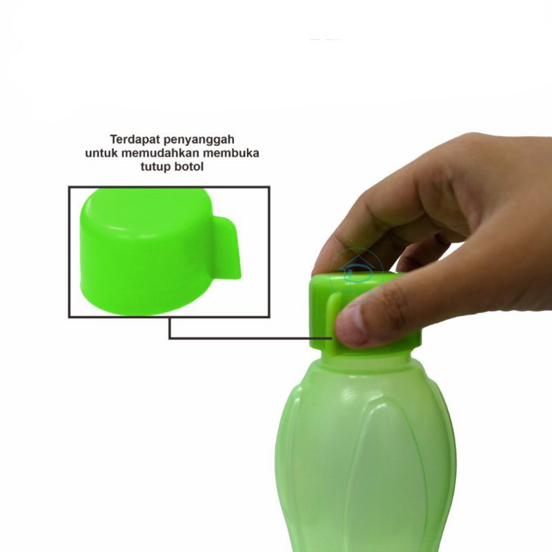 Botol Air Minum Plastik Tutup Sistem Putar Murah Botol Wadah Air Minum Olahraga Tumbler Sepeda Tempat Minum Anak Sekolah Botol