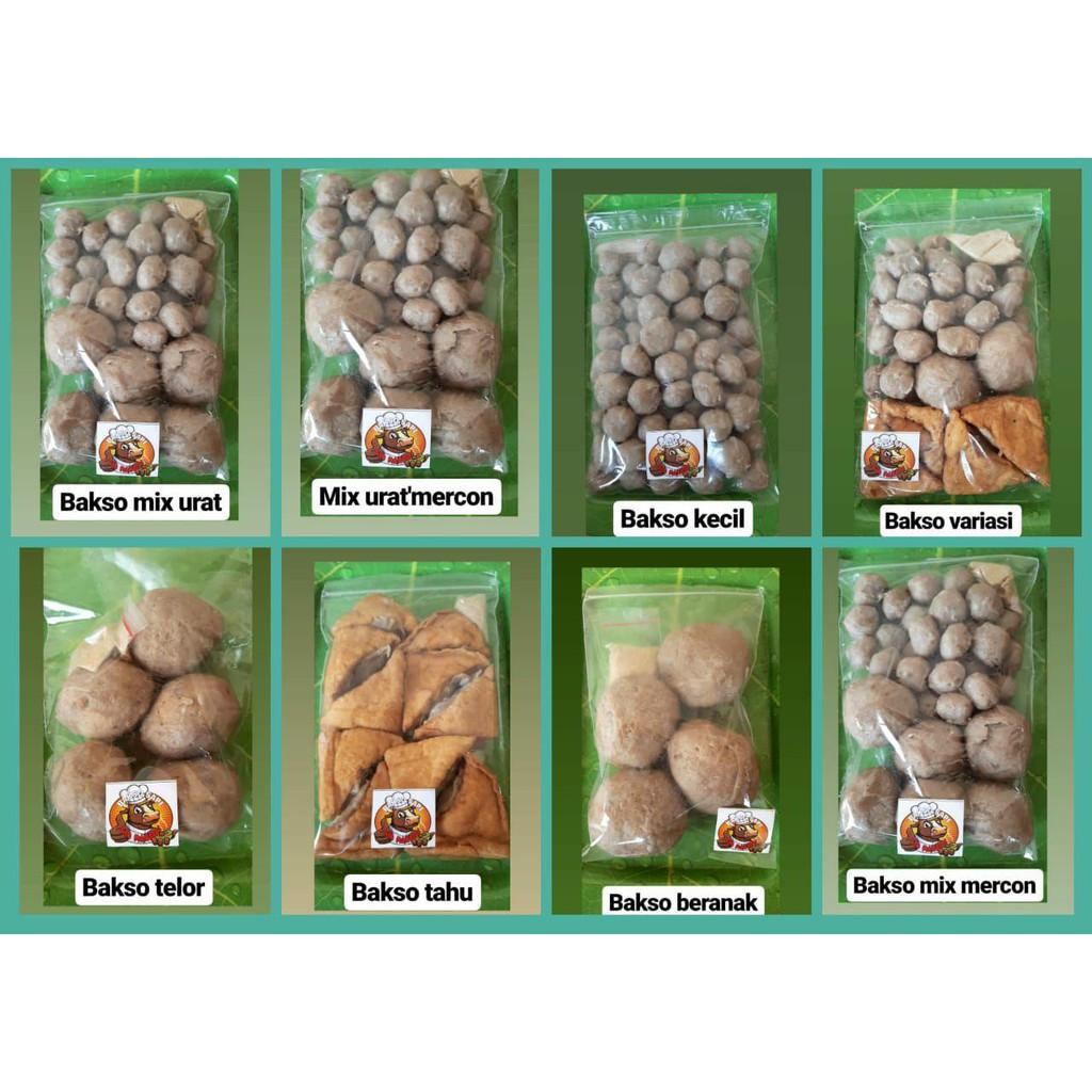

Paket Bakso Sapi isi 70 & banyak varian