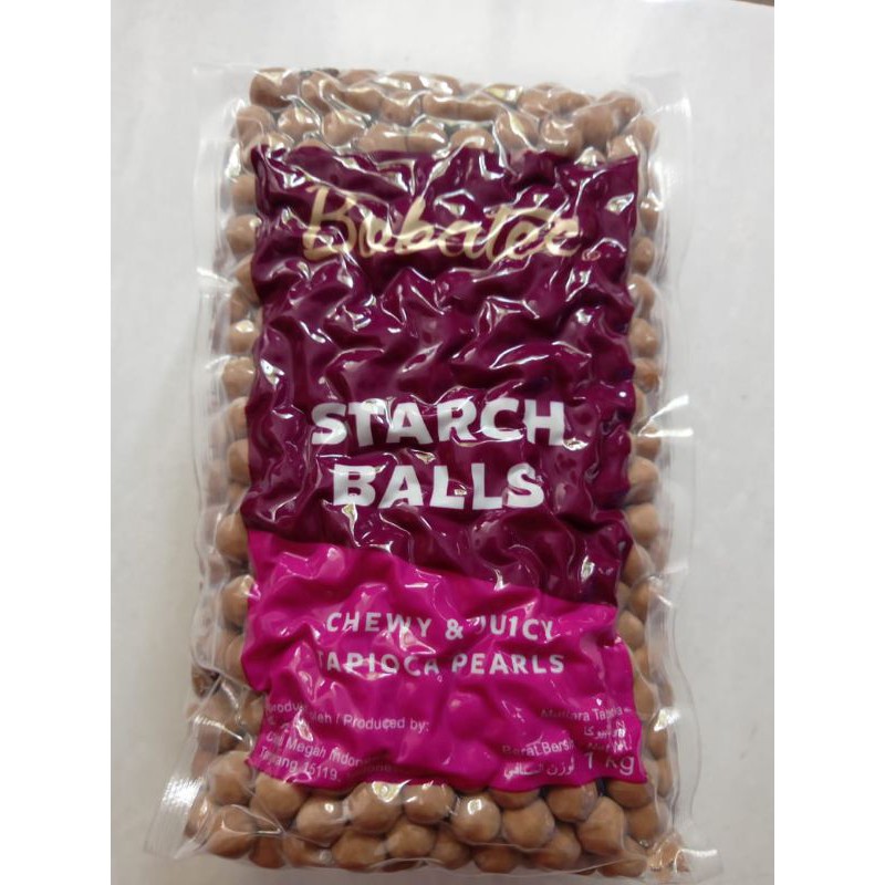 

Tapioka Bubble 1kg / Pearl Bubble / Bubble Drink / Bubble minuman