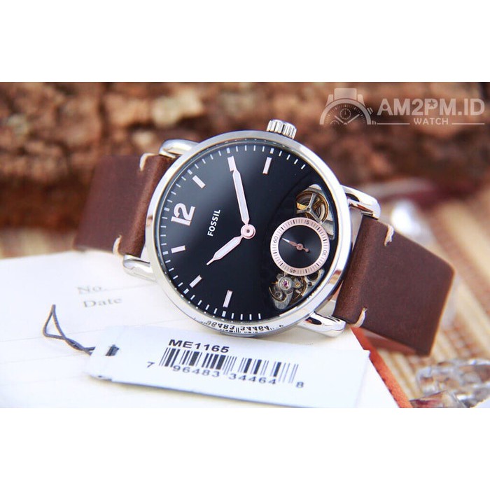 Suplier Jam Tangan Fossil The Commuter Twist Silver 100% Original