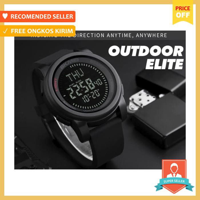 Original Skmei Jam Tangan Kompas Digital Pria Outdoor 1289