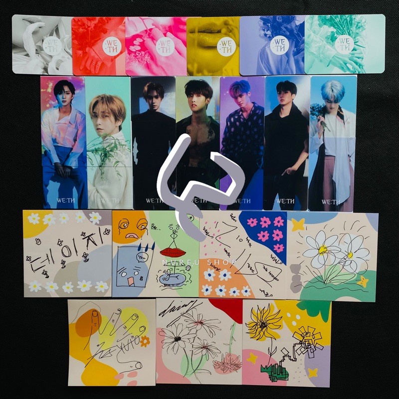 PENTAGON - We:th (Bookmark Scratch Sticker : Hui Hongseok Shinwon Yeoone Yanan Yuto Kino Wooseok)