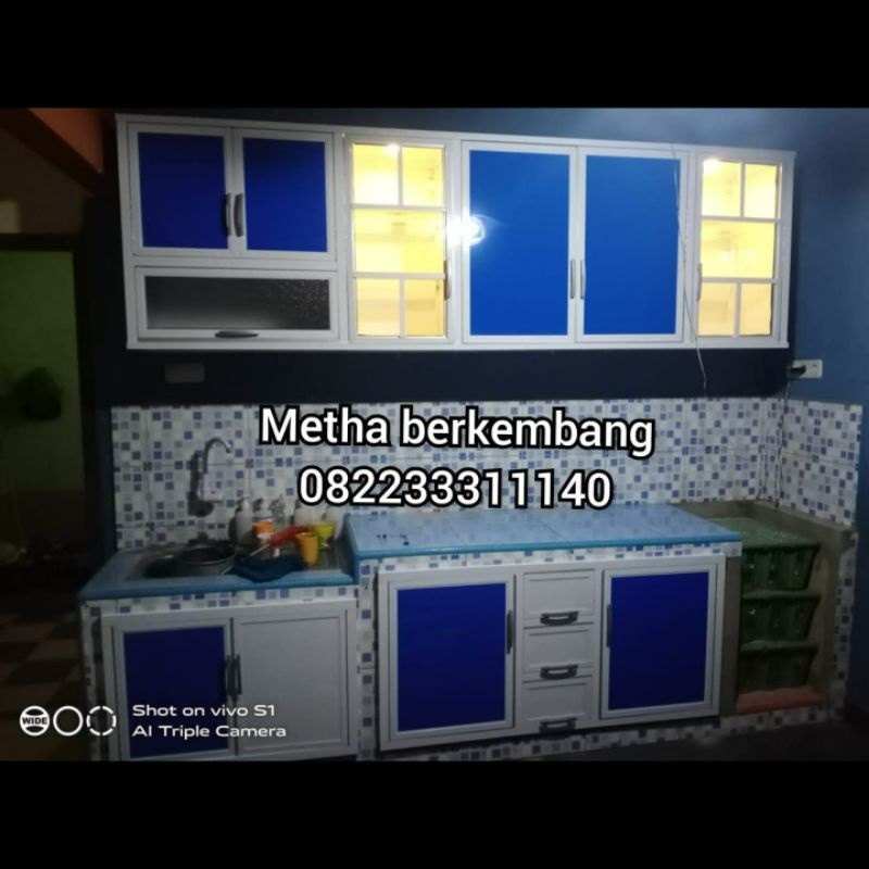 kitchen set aluminium acp