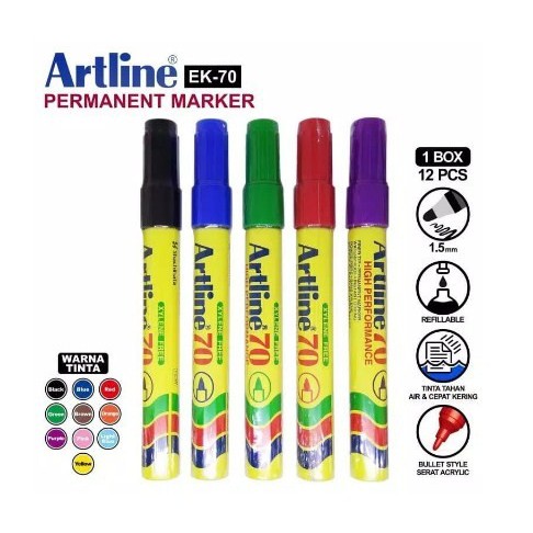 

Spidol Permanent Artline 70